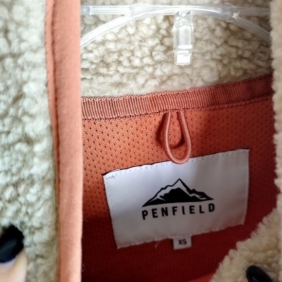 Madewell x Penfield Haight Fleece full zip Sherpa Jacket sz Xs - Picture 4 of 9